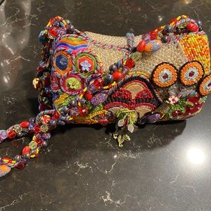 Mary Frances hand beaded handbag